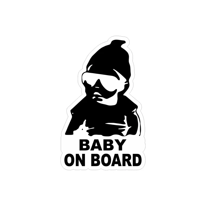 Baby on board, autocolant, dimensiune 115x80 mm, model 073
